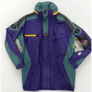 1990s Vintage Purple Jacket Helly Hansen - Mens Size Large